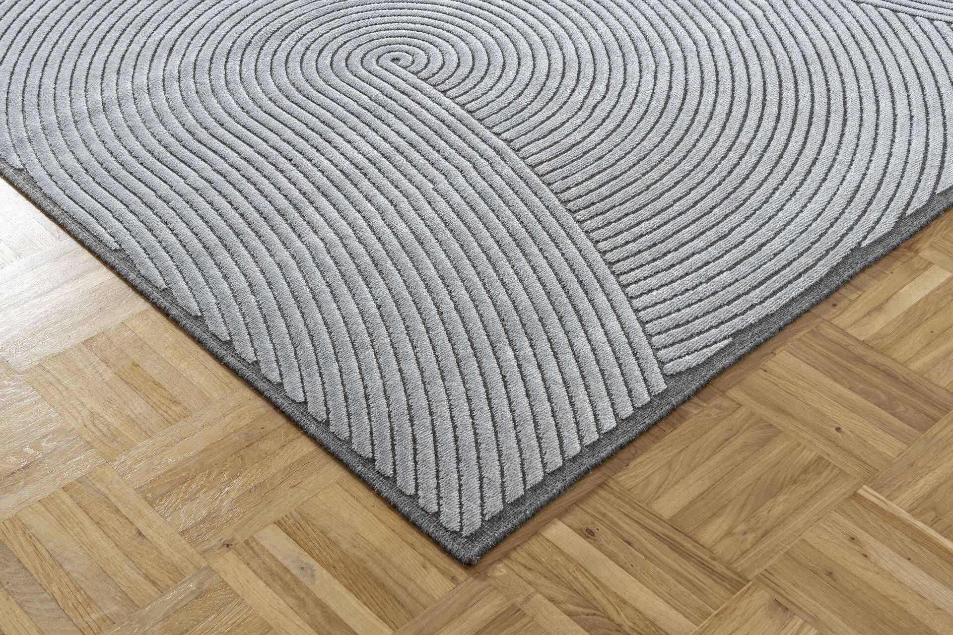 Moderner Teppich 160x230cm reine Viskose Flachgewebe  – Bild 2